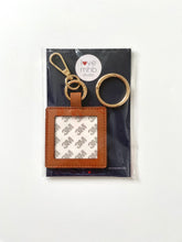 Load image into Gallery viewer, lovemhb self-finishing leather charm ~ square