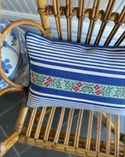 Load image into Gallery viewer, Ribbon Ticking Tri-fold Clutch or Pillow
