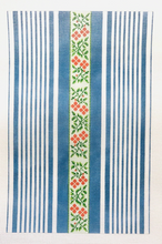 Load image into Gallery viewer, Ribbon Ticking Tri-fold Clutch or Pillow
