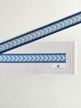 Load image into Gallery viewer, Blue Chevron Belt
