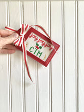 Load image into Gallery viewer, joy joy joy Christmas gift tag
