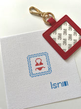 Load image into Gallery viewer, lovemhb self-finishing leather charm ~ square
