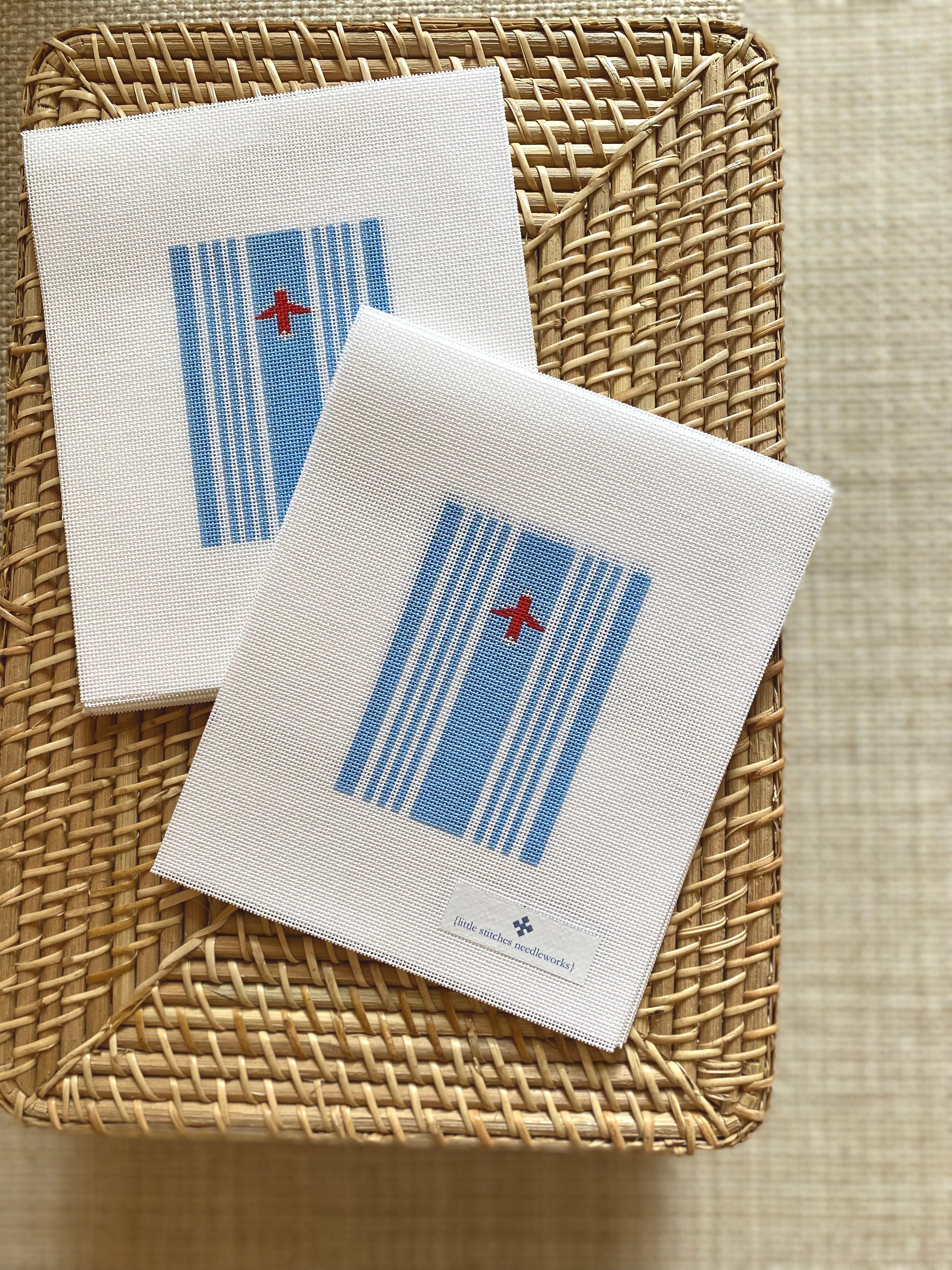 Ticking Passport Insert – little stitches needleworks