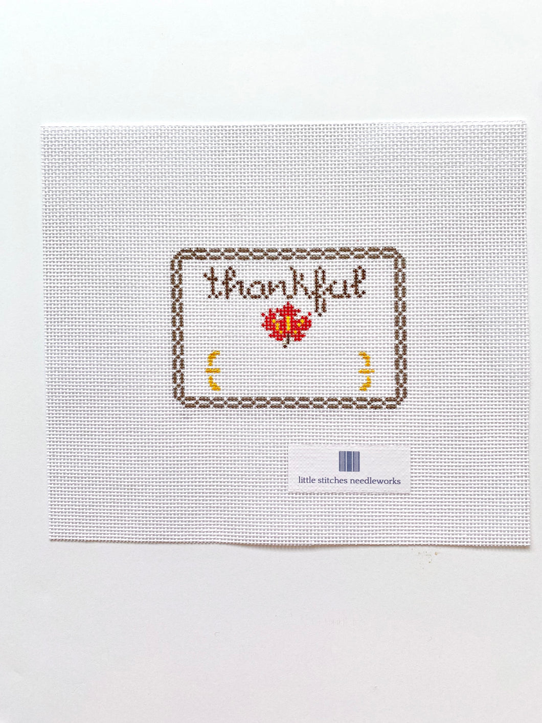 thankful maple leaf place card